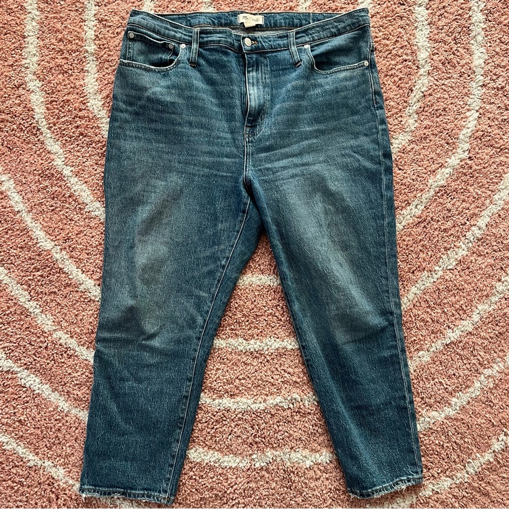Madewell High Rise Slim Crop Boy Jean